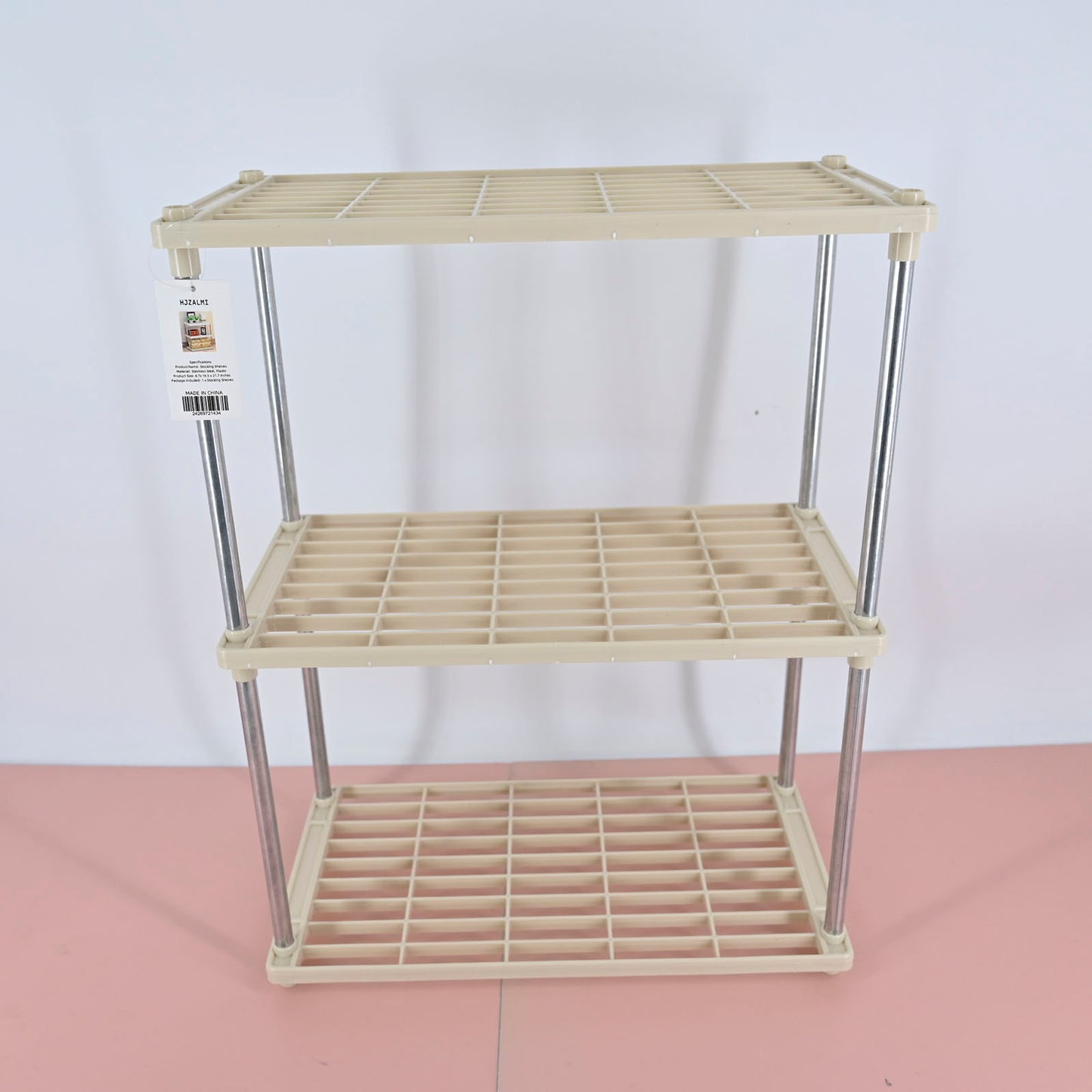 HJZALMI Storage Rack for Kitchen Tableware Shelves Home Bathroom Storage Rack