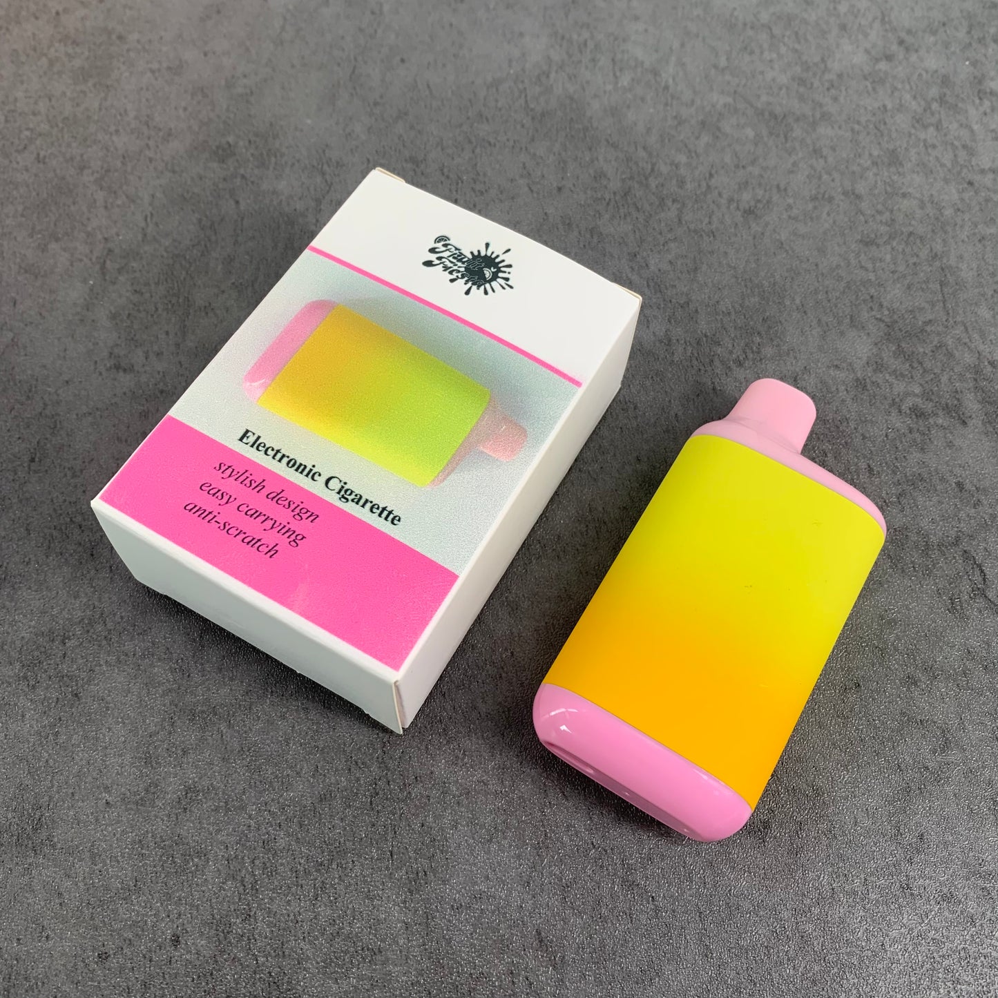 Fruit Fiesta Light Nicotine Mango Flavor Content E-cigarettes in Yellow