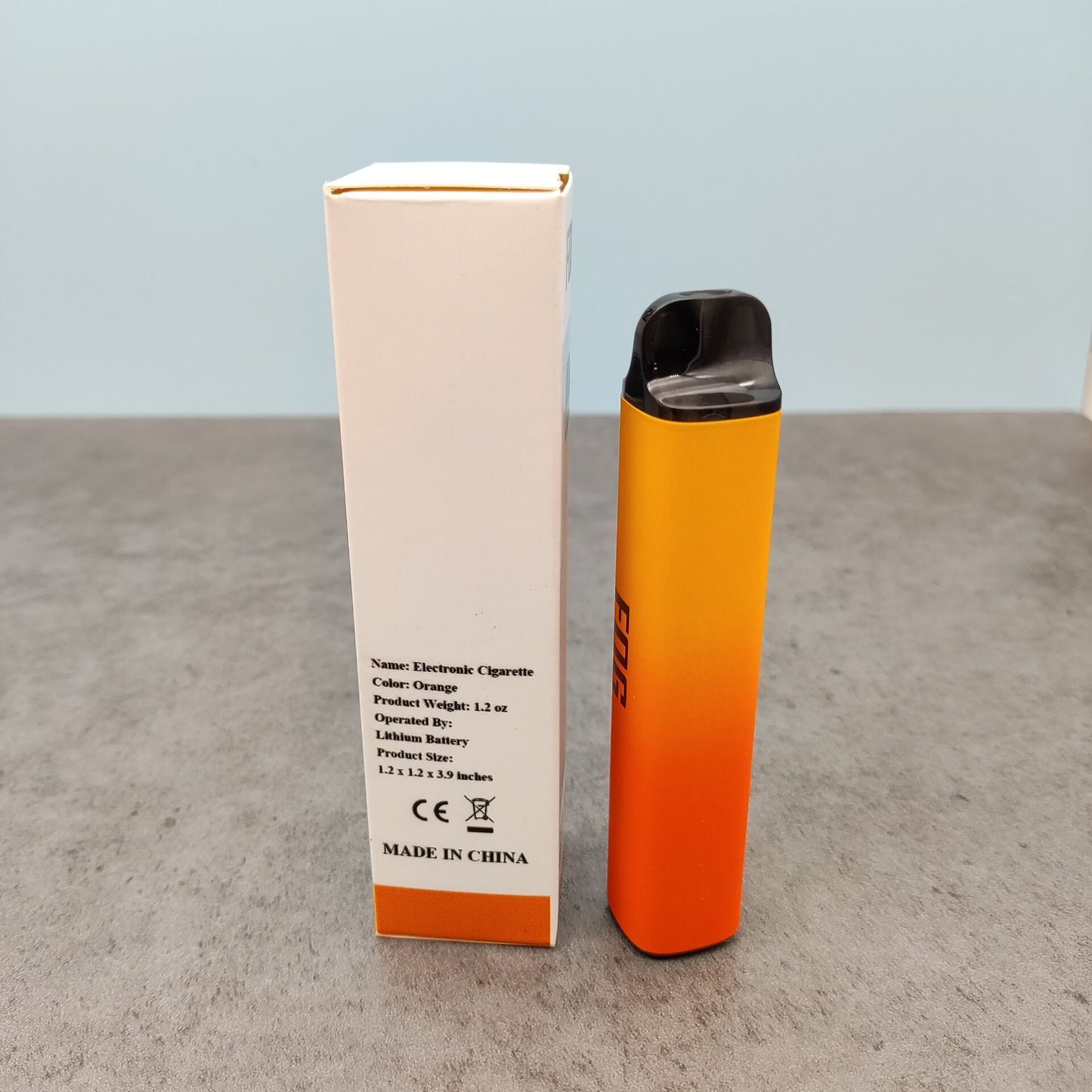 Electronic Cigarette Portable and Convenient Electronic Cigarette, Orange
