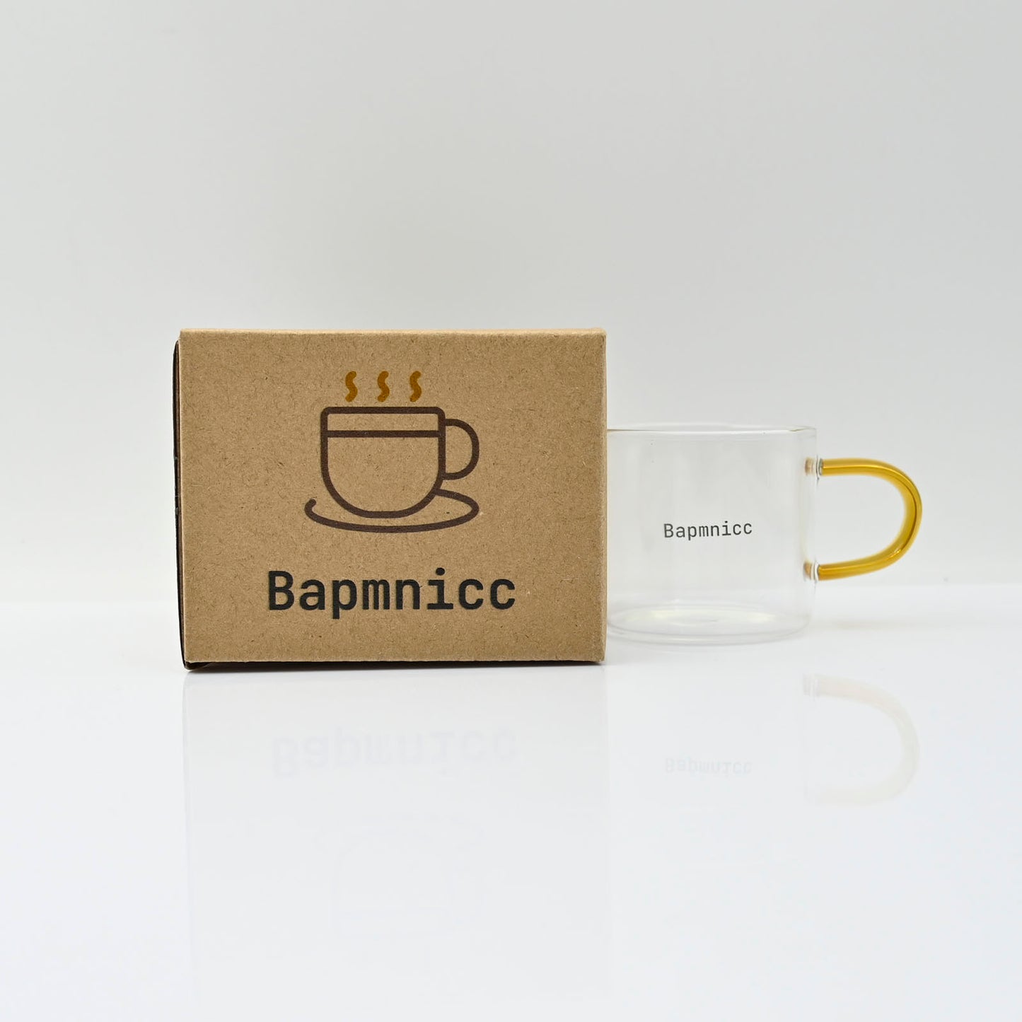 Bapmnicc Glass Mug Heat Resistant Tea Milk Lemon Juice Coffee Water Cup