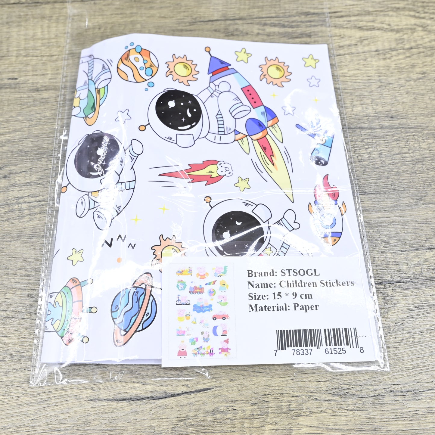 STSOGL Cartoon Animals Stickers Kids Notebook Decoration For Children Boys Girls