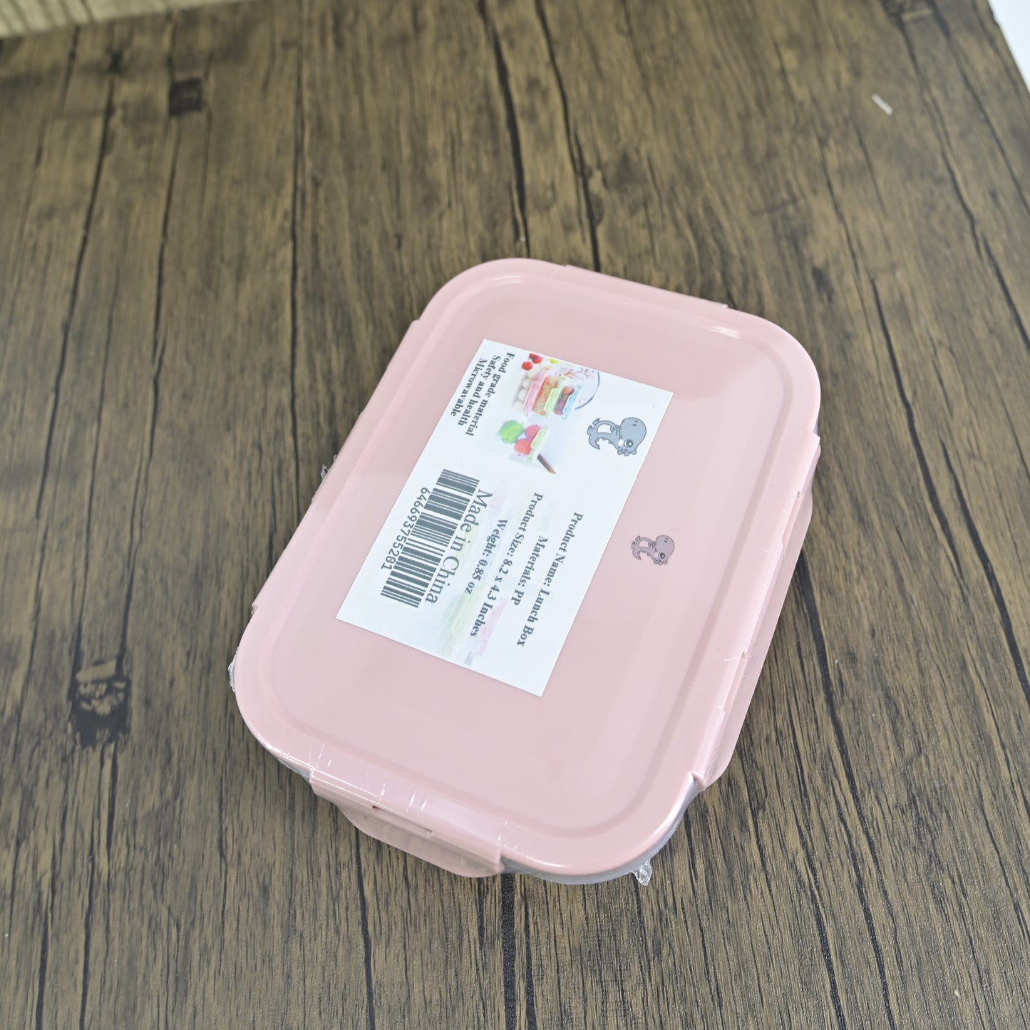 Plastic Lunch Box Bento Box Fresh-Keeping Bowl with Lid Seal Leak Proof Food Storage Box