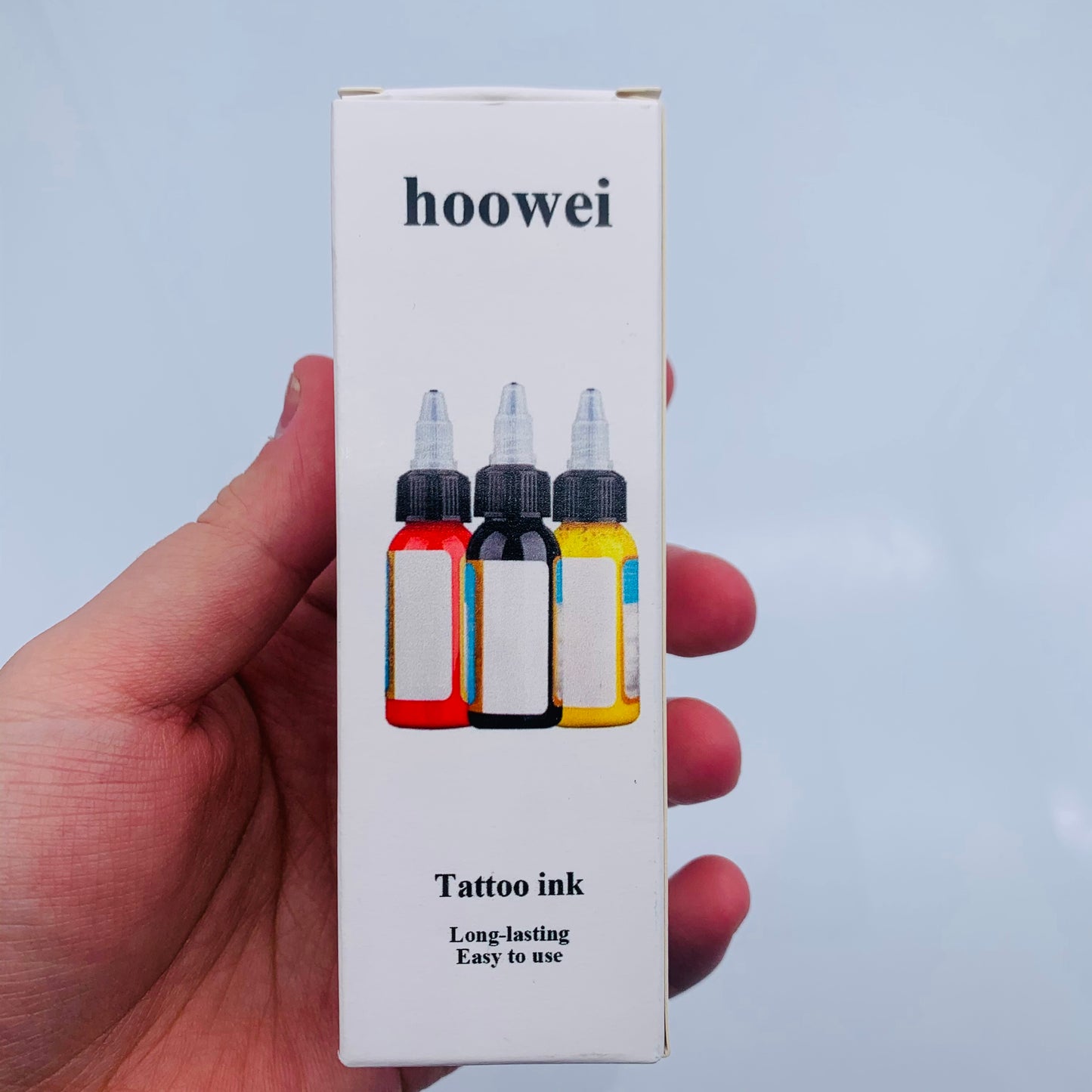 hoowei Tattoo Ink 30ml Tattoo Supplies Super Red, Permanent