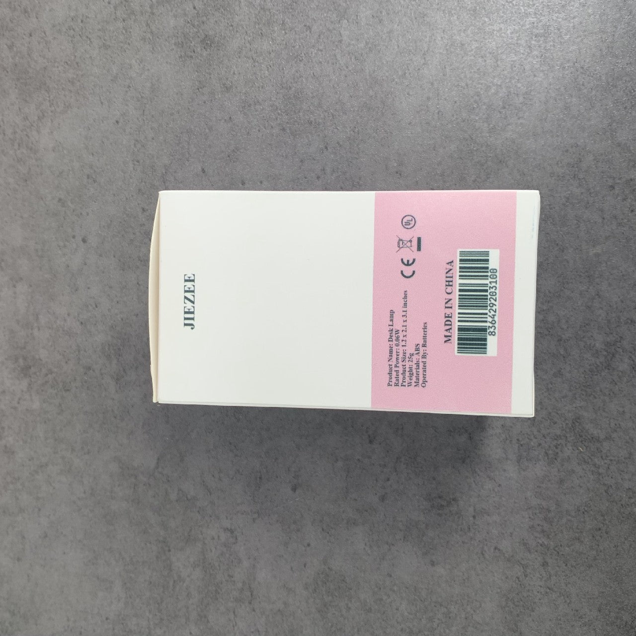 JIEZEE Pink Cartoon Cute Mini Desk Lamp for Home Office