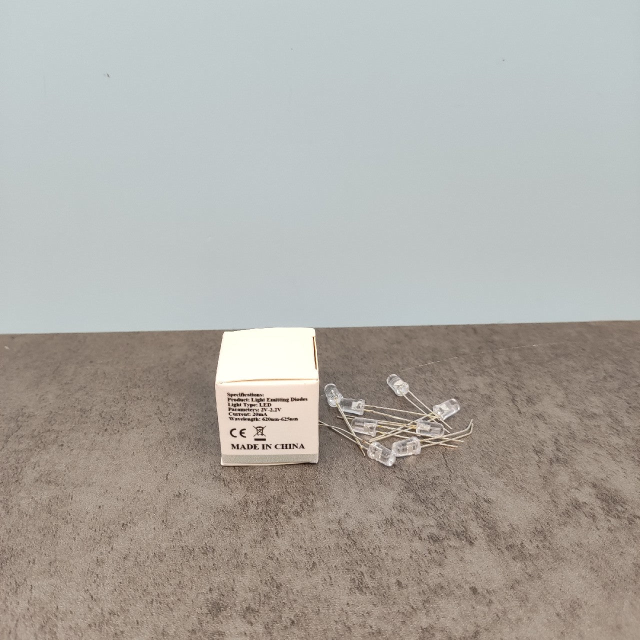 EchosLife 8 pcs 20mA LED Diode Lights Lighting Bulb Lamp Light Emitting Diodes Parts