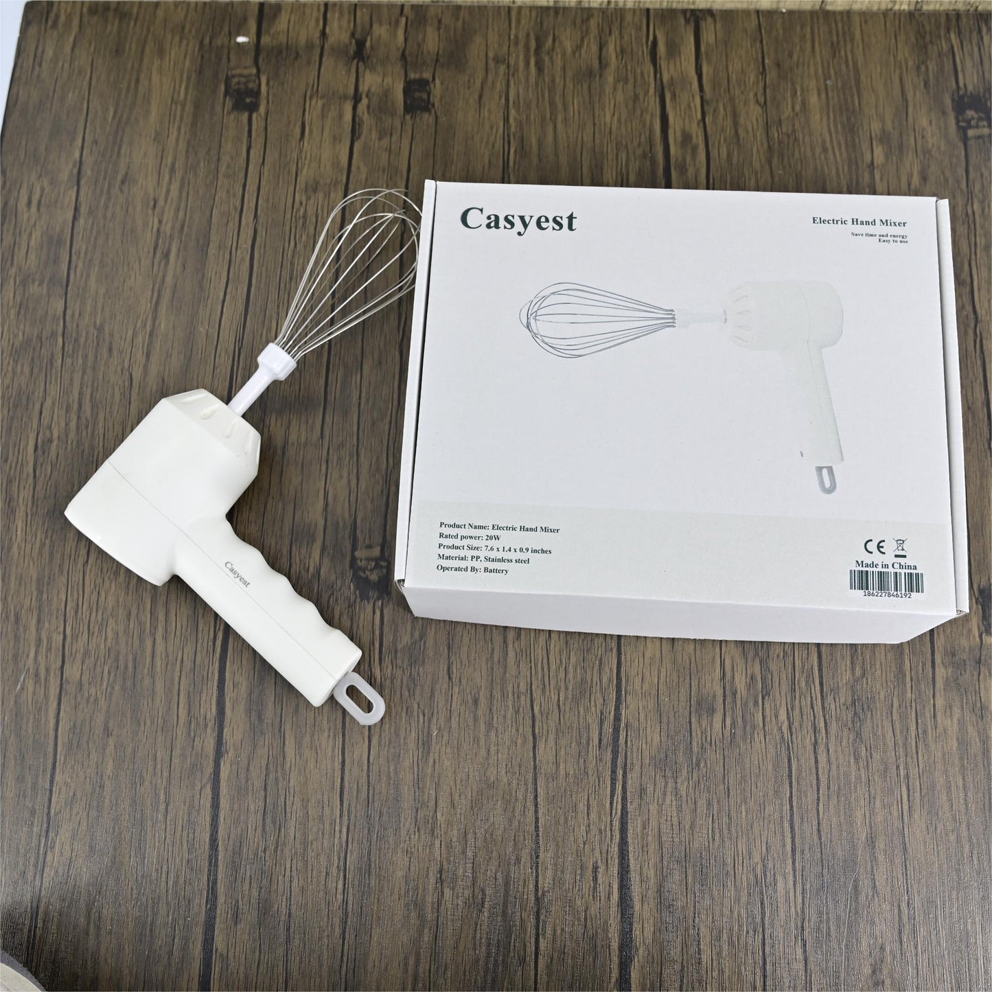 Casyest Eletric Hand Egg Beater Perfect for Eggs,  Whipped Cream