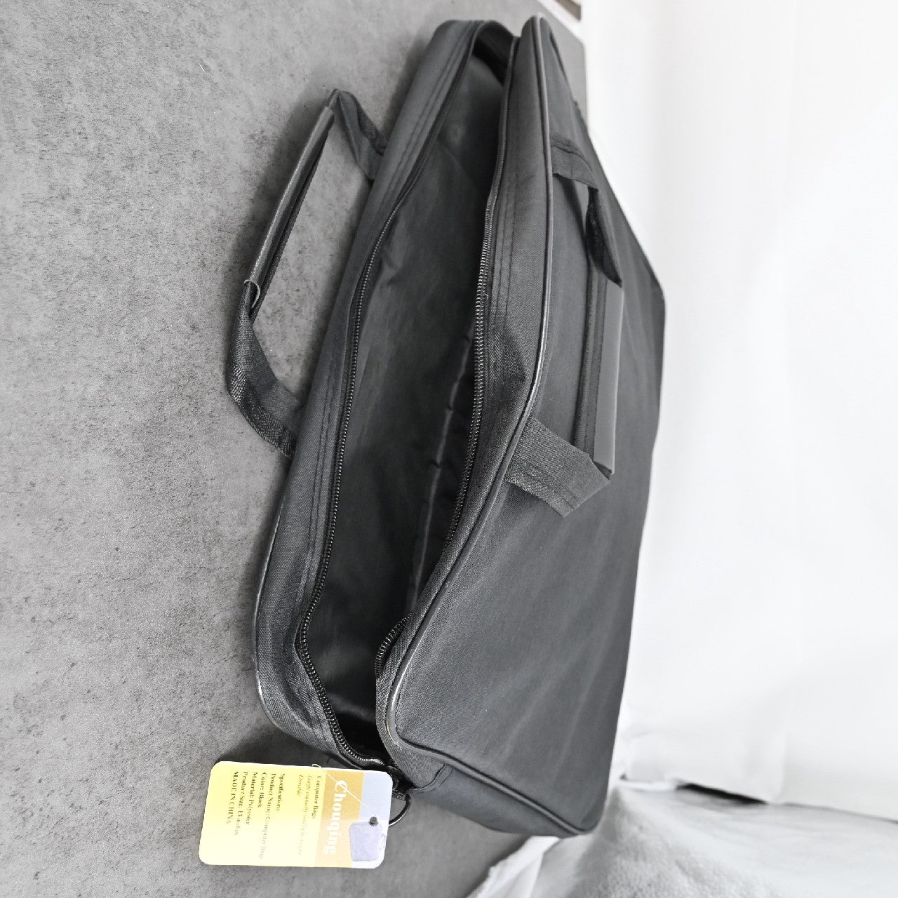 Chouqing Protective Computer Bags Business Office Professional Laptop Bag in Black