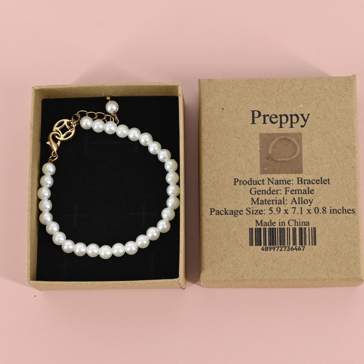 Preppy High Quality White Pearl Bracelets For Women