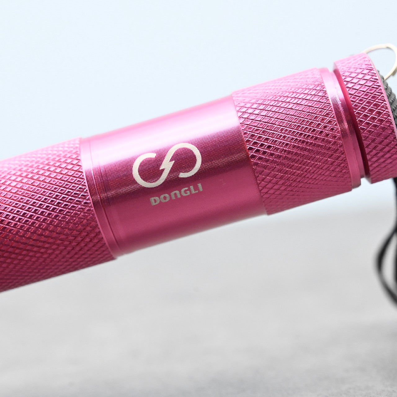 DONGLI Mini Portable Aluminum Alloy LED Flashlights for Camping Emergency Everyday Use In Pink