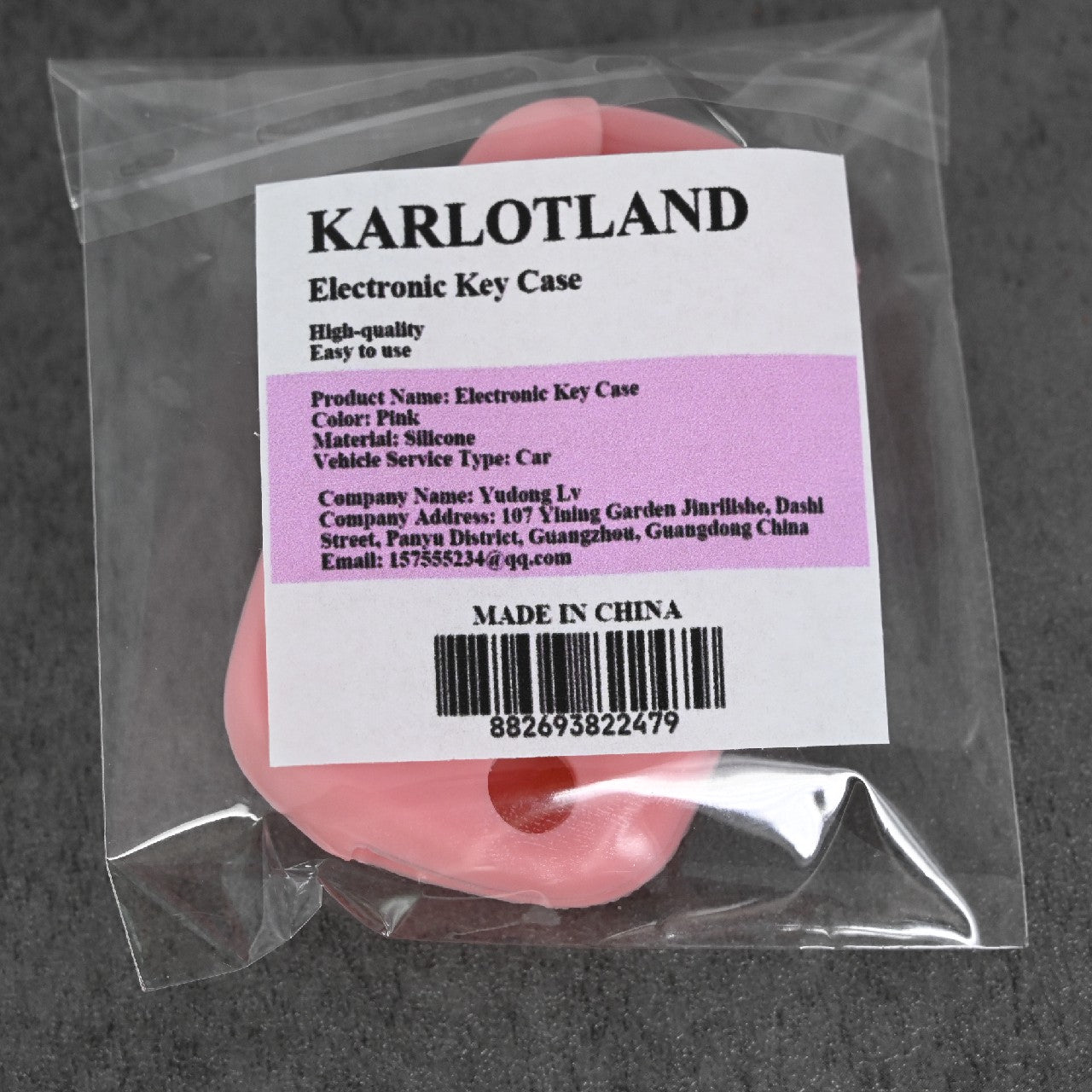 KARLOTLAND Silicone Cover Protector Case for Electronic Key Smart Remote Key Fob