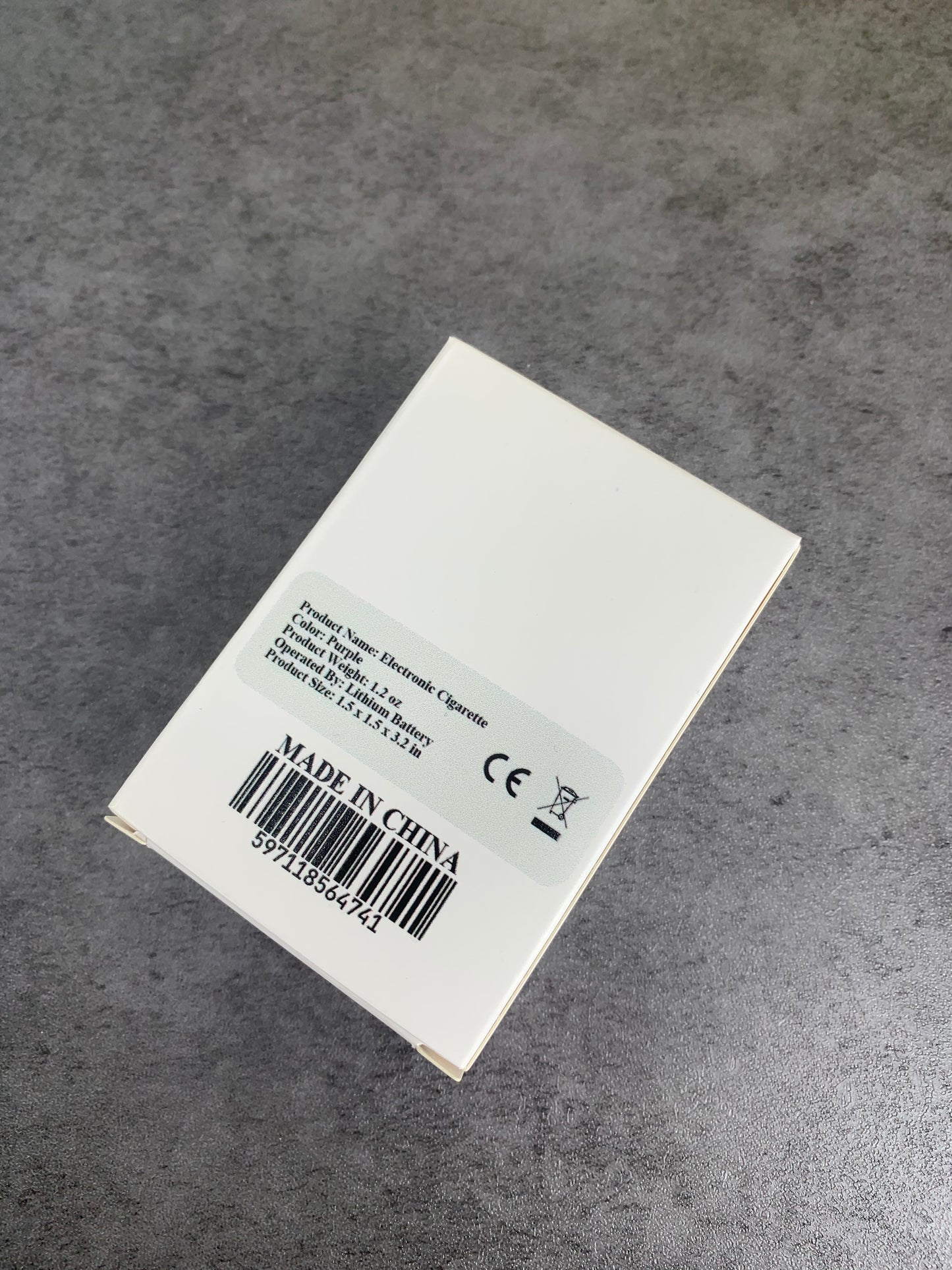 Feisty Light Nicotine Grape Flavor Electronic Cigarette in Purple