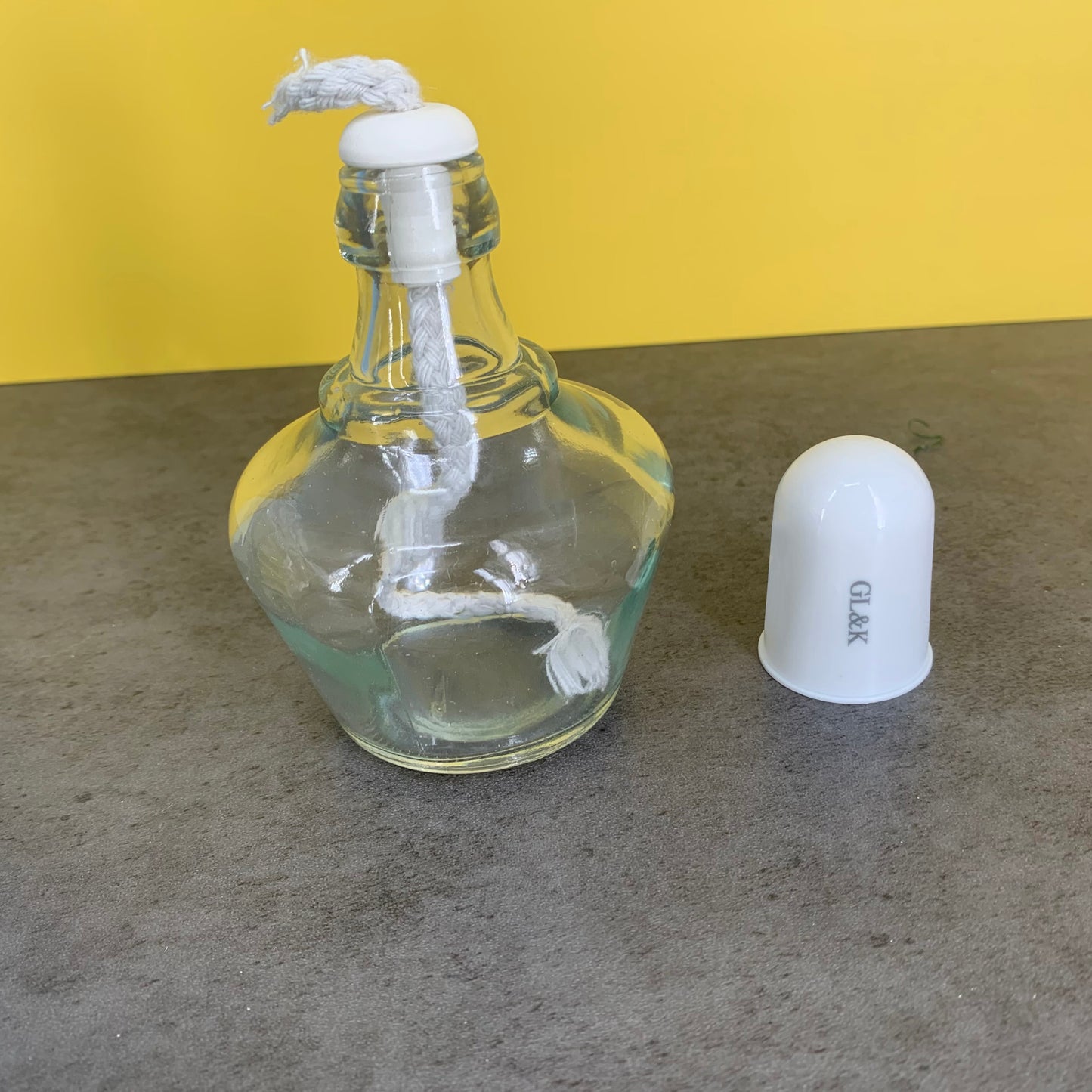 GL&K Ethanol Fuels Glass Alcohol Lamp for Science Experiments, Household and Camping