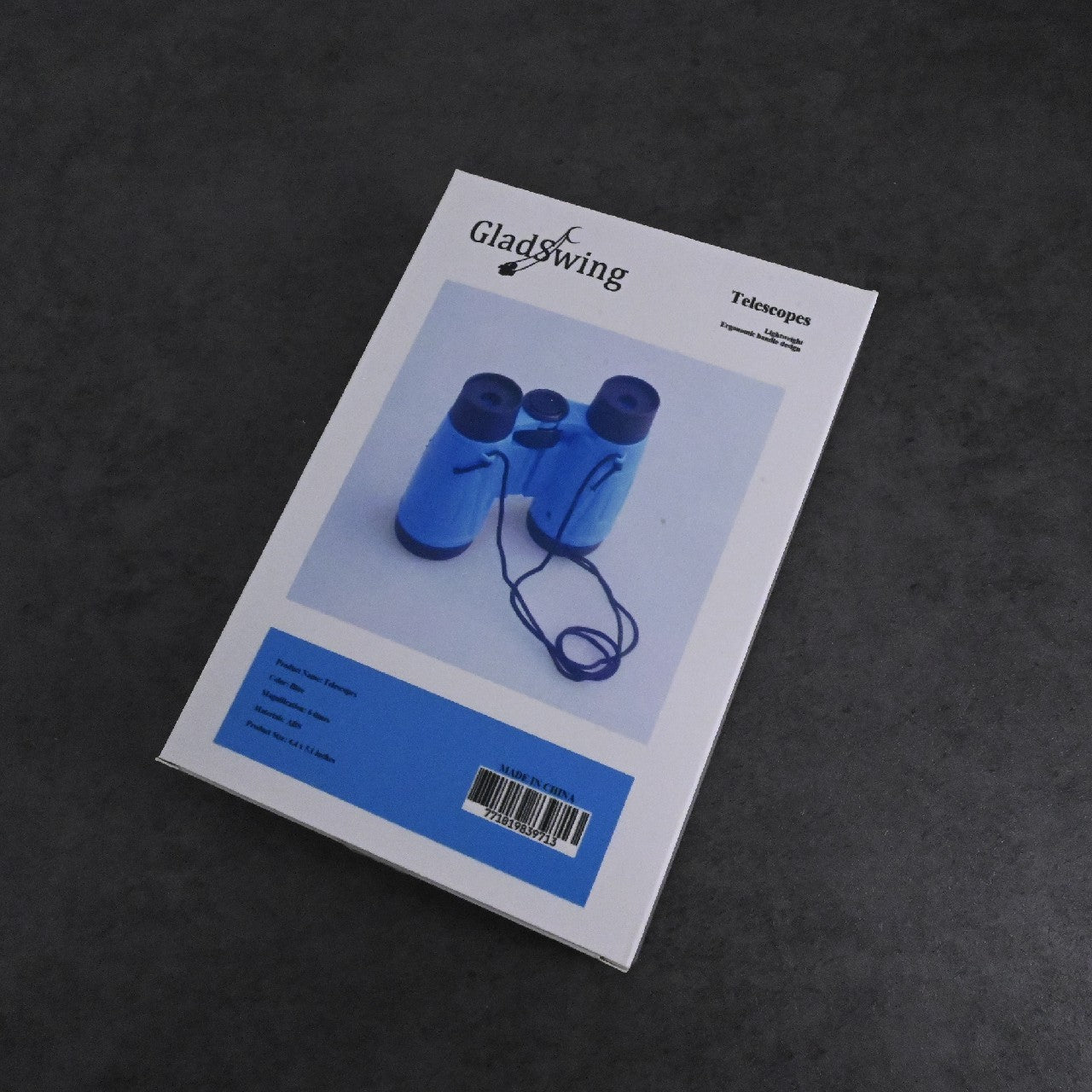 GLADSWING Blue Telescopes High Power High-definition Binoculars For Children Adults