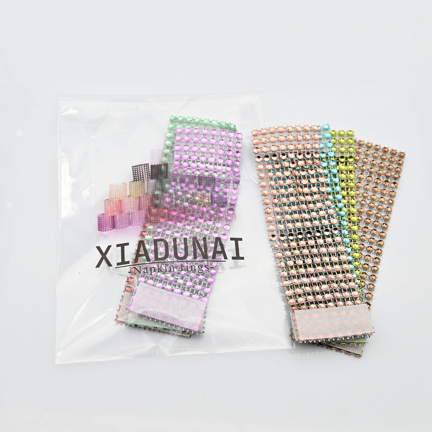 XIADUNAI Napkin Rings for Place Settings, Wedding Receptions, Dinner or Holiday Parties