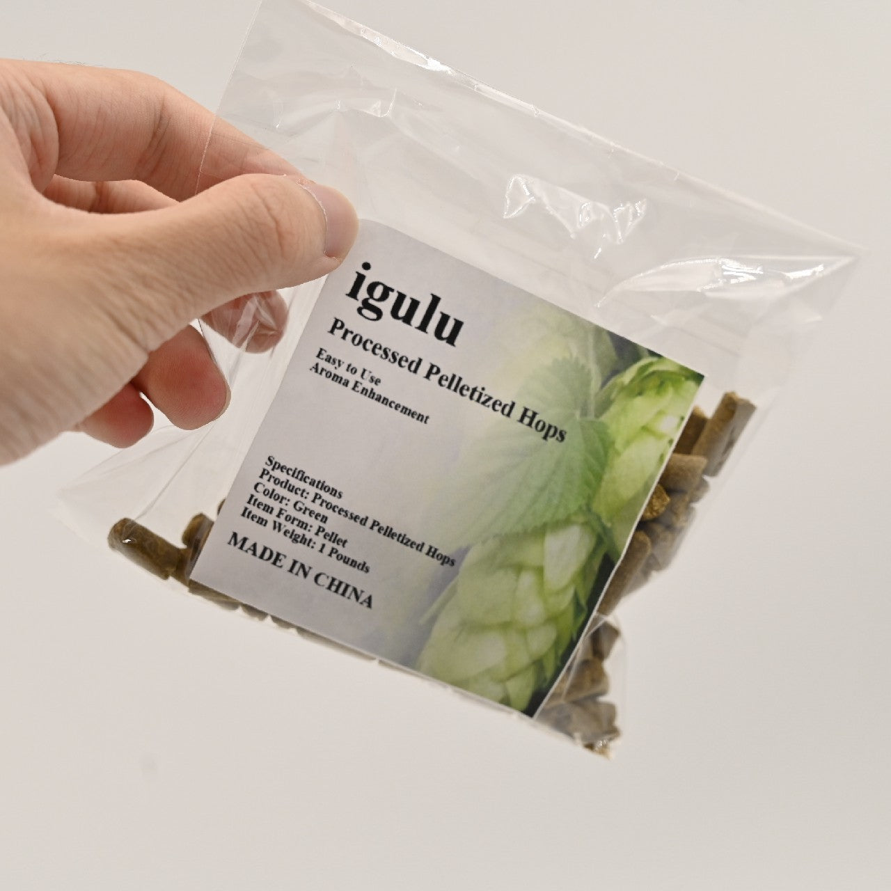 igulu 1PC Processed Hops for Use in Making Beer Dried Hop Pellets for Beer Making at Home, 1lb