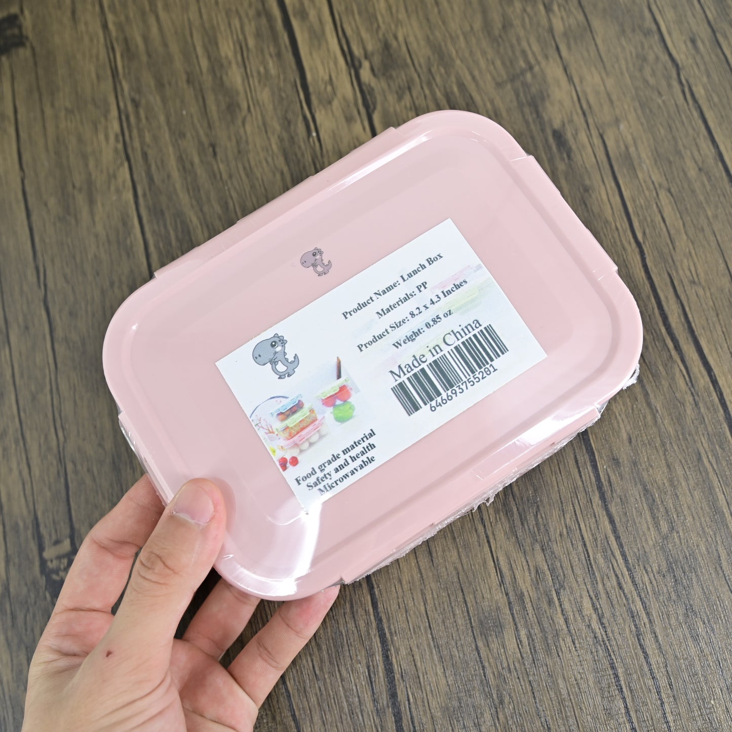 Plastic Lunch Box Bento Box Fresh-Keeping Bowl with Lid Seal Leak Proof Food Storage Box