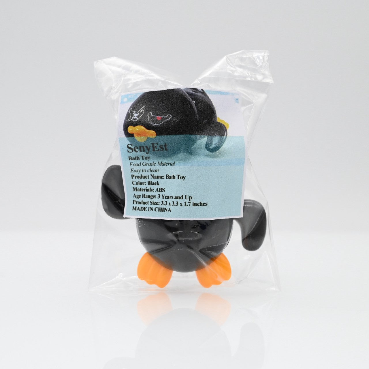 SenyEst Black Baby Bath Toys Duck Baby Children Boys Girls Playing In The Water