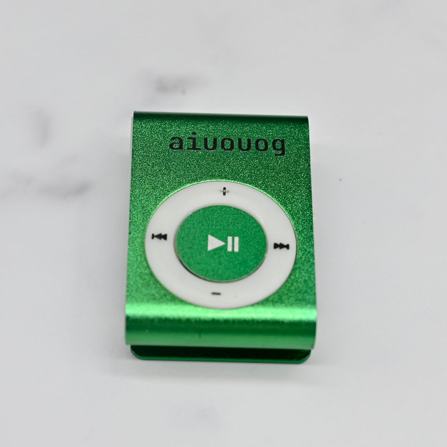 aiuouog Mini Clip MP3 Player in Green