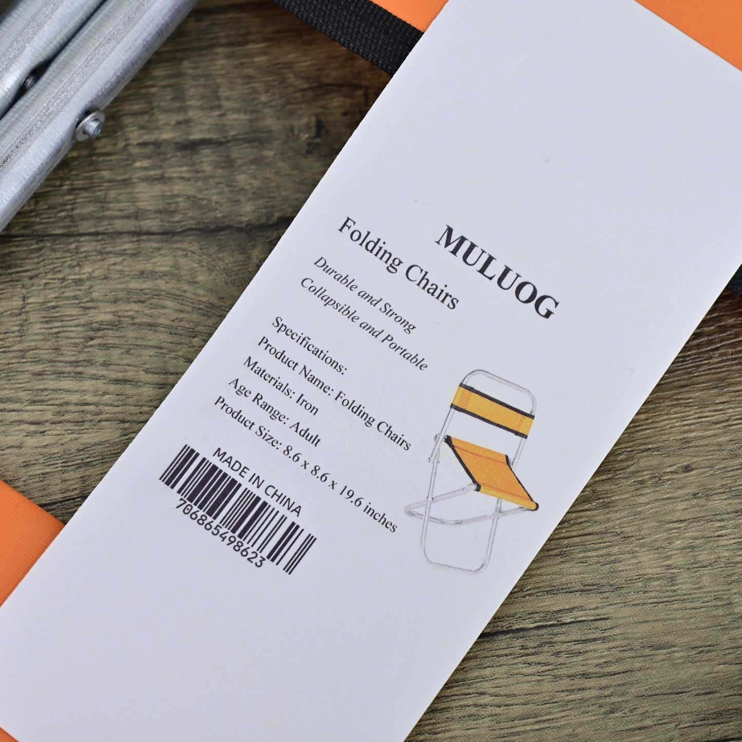 MULUOG Outdoor Portable Folding Fishing Chair Picnic Camping Stool