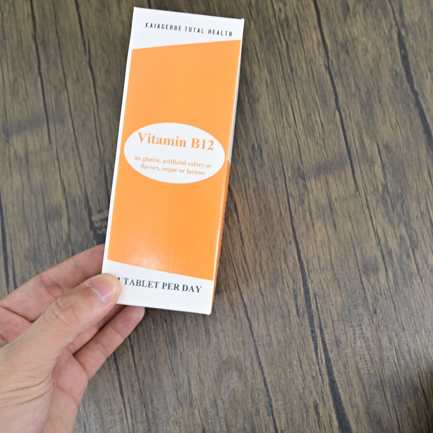 KAIAGERBE TOTAL HEALTH Vitamin B12 Supplement Supports Energy Metabolism and Nervous System Health for Adult