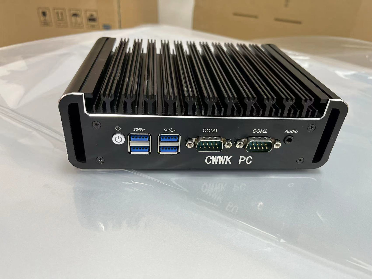 CWWK PC Micro Computer PC Decktop Computer, WiFi /4K /Bluetooth in Black