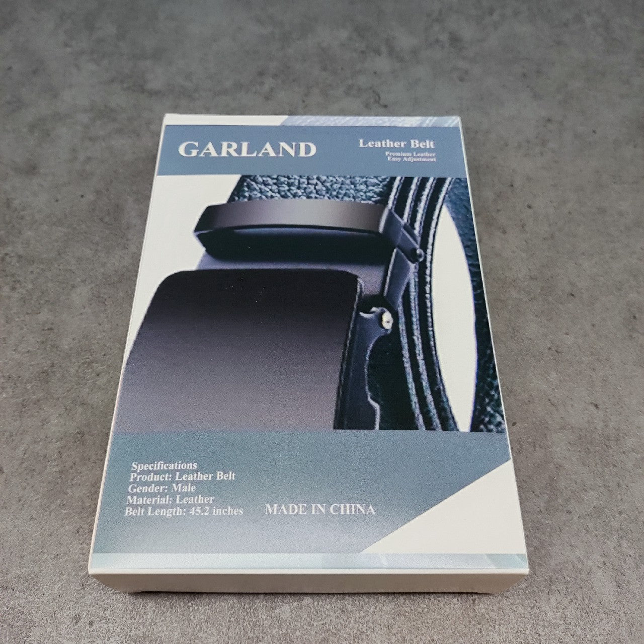 GARLAND Sliding Belt Wearable Belt with Easy Adjustable Buckle