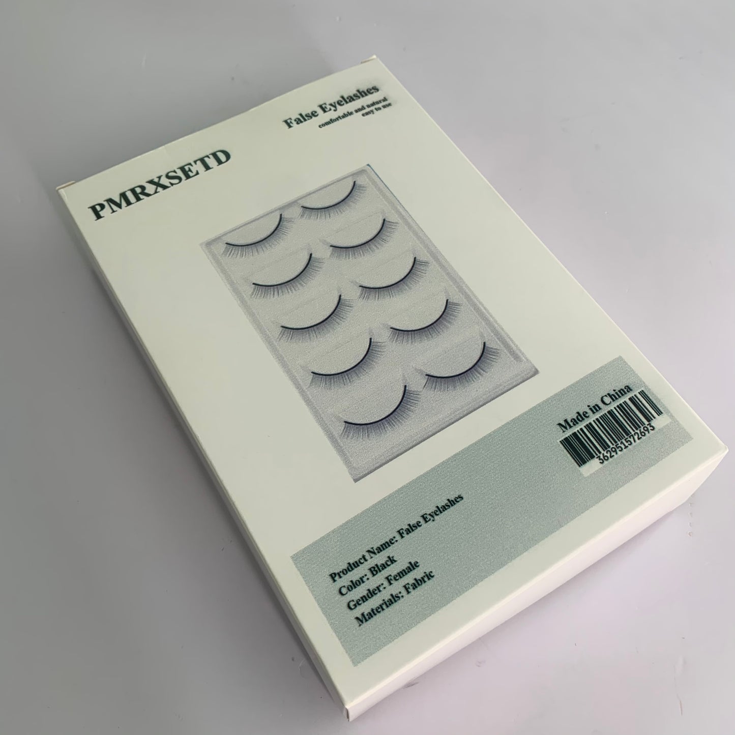 PMRXSETD Natural False Eyelashes in Black