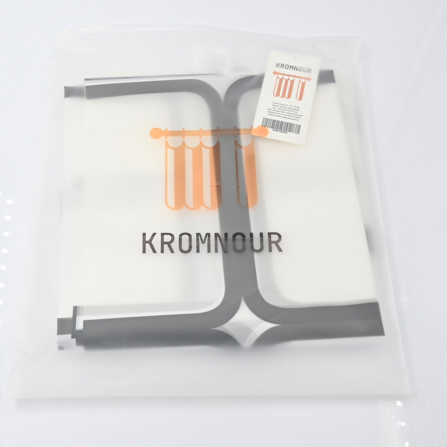 KROMNOUR Shower Curtain Liner 72x72 in Curtains Home Waterproof PEVA