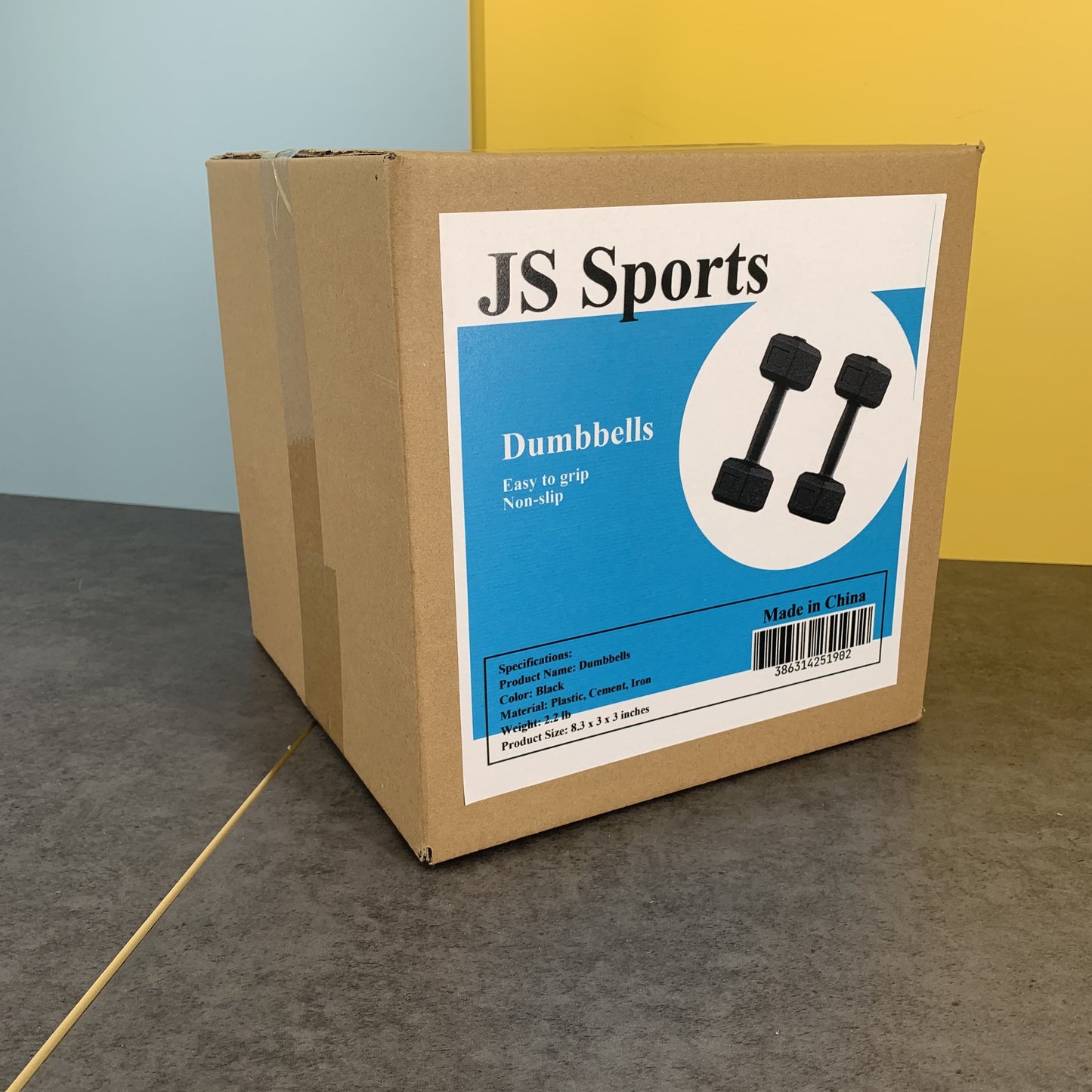 JS Sports 2PCS  2.2LB Dumbbell Barbell Exercise Equipment