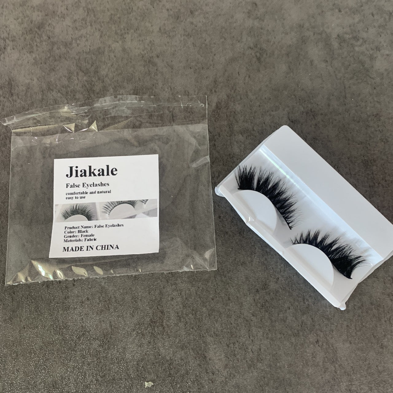 Jiakale Natural Thick Cross Type False Eyelashes Curl False Eyelashes in Black