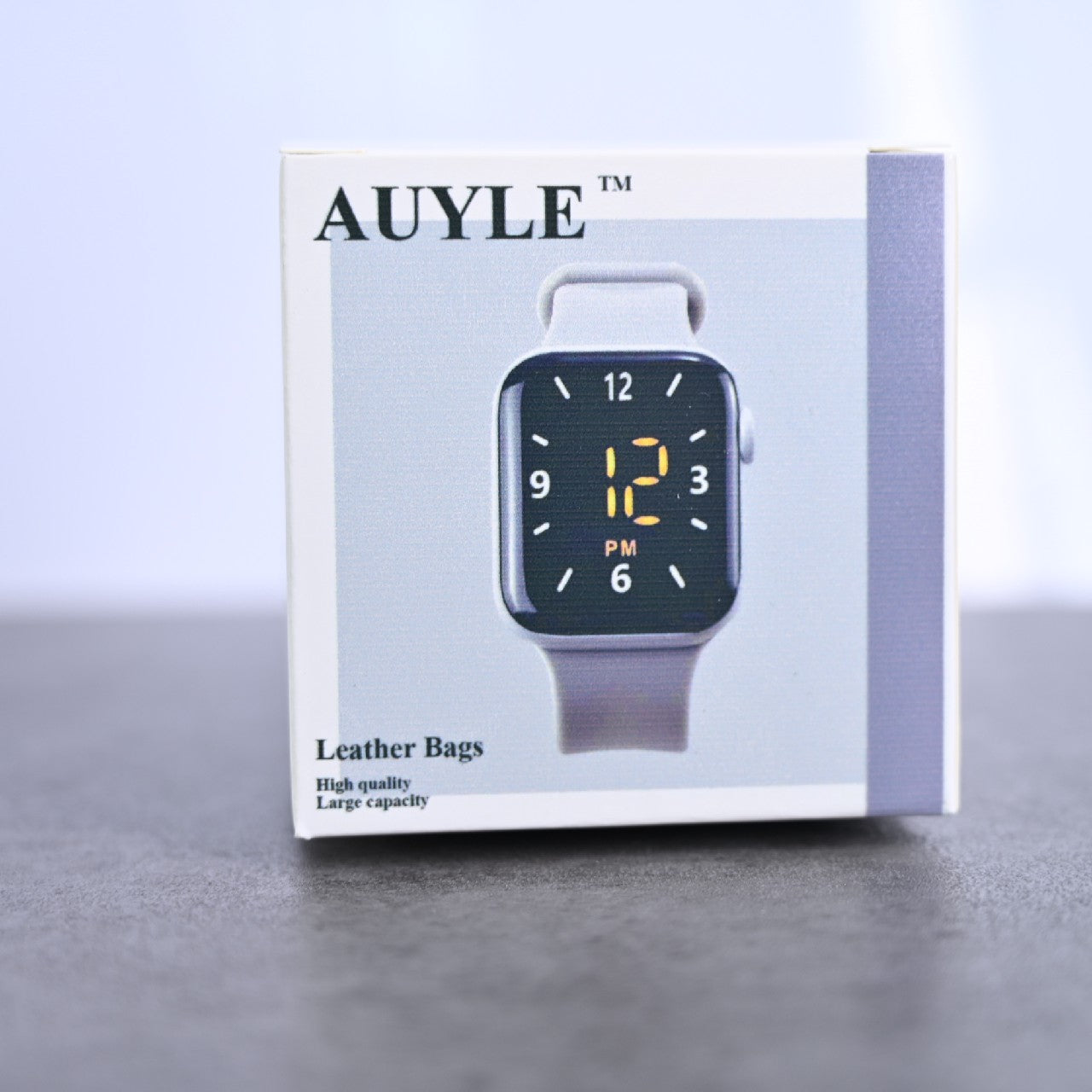 AUYLE Smart Watch Fitness Tracker Heart Rate Monitor Sport Smartwatch For Android IOS In Grey