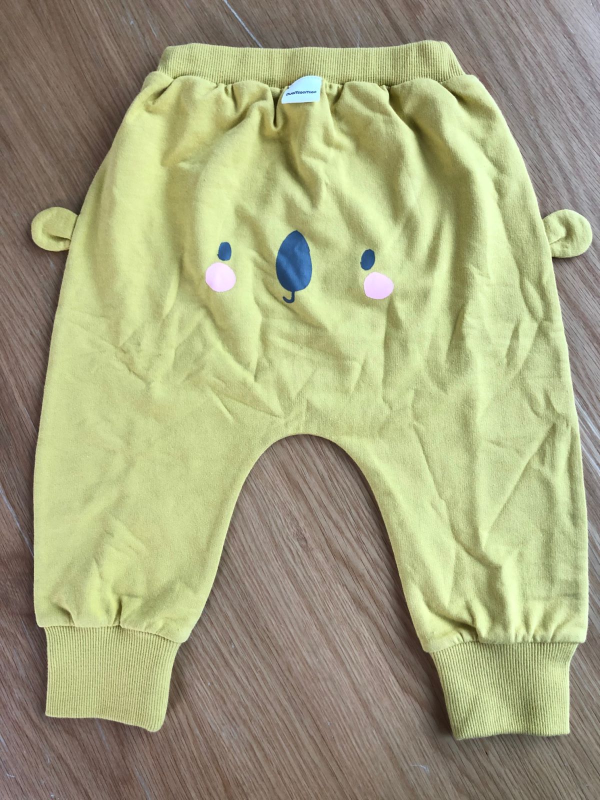 DuoMiaoMiao Baby Boys Girls Cotton Pants in Yellow