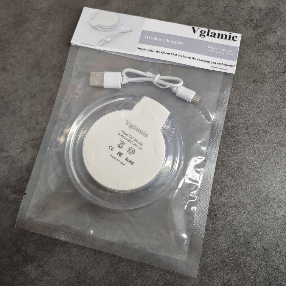 Vglamic Fast Wireless Charger Pad for Phone Charging Quick Adapter