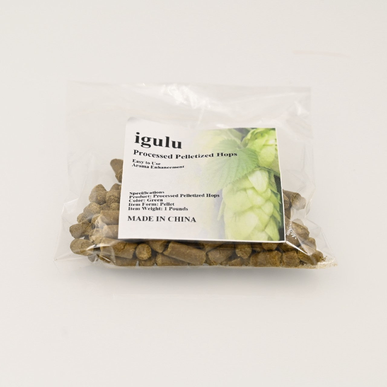 igulu 1PC Processed Hops for Use in Making Beer Dried Hop Pellets for Beer Making at Home, 1lb