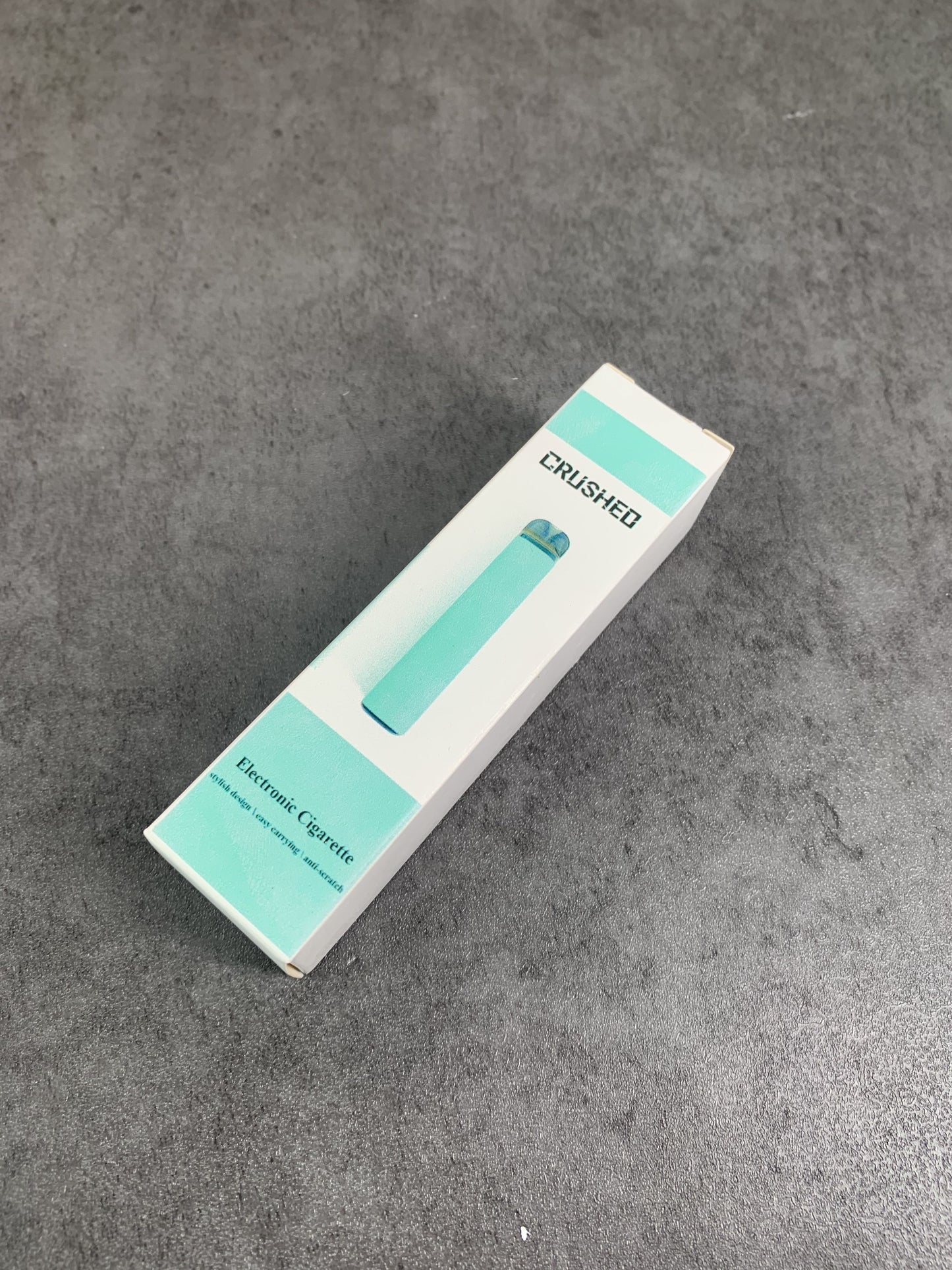 CRUSHED Light Nicotine Fruit Flavor Content E-cigarettes in Green