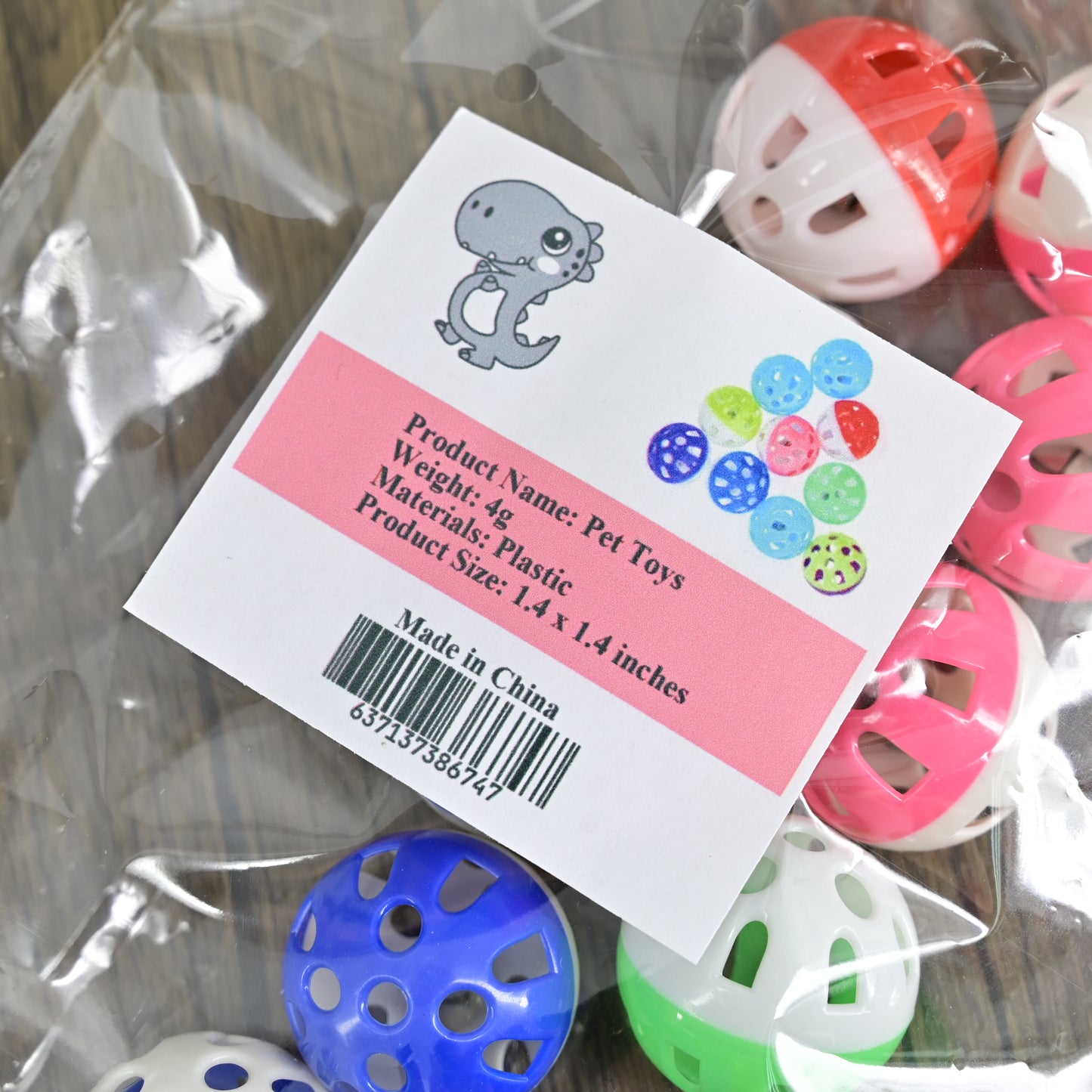 Pet Toys Ball with Bell for Cats Dogs