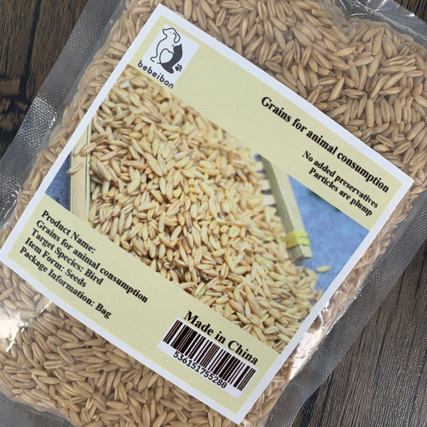 bebeibon Bird Food Grain for Animal Consumption Unprocessed Premium Proso Millet Seed