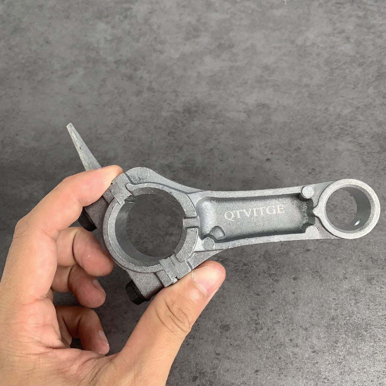 QTVITGE Metal Connecting Rod Engine Connecting Rod Replacement, Universal