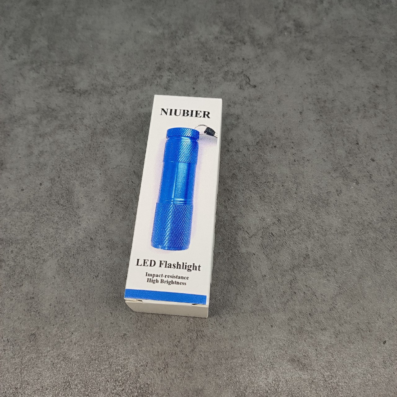 NIUBIER Small LED Flashlight High Lumens Ultra Bright Mini Flash Light In Blue