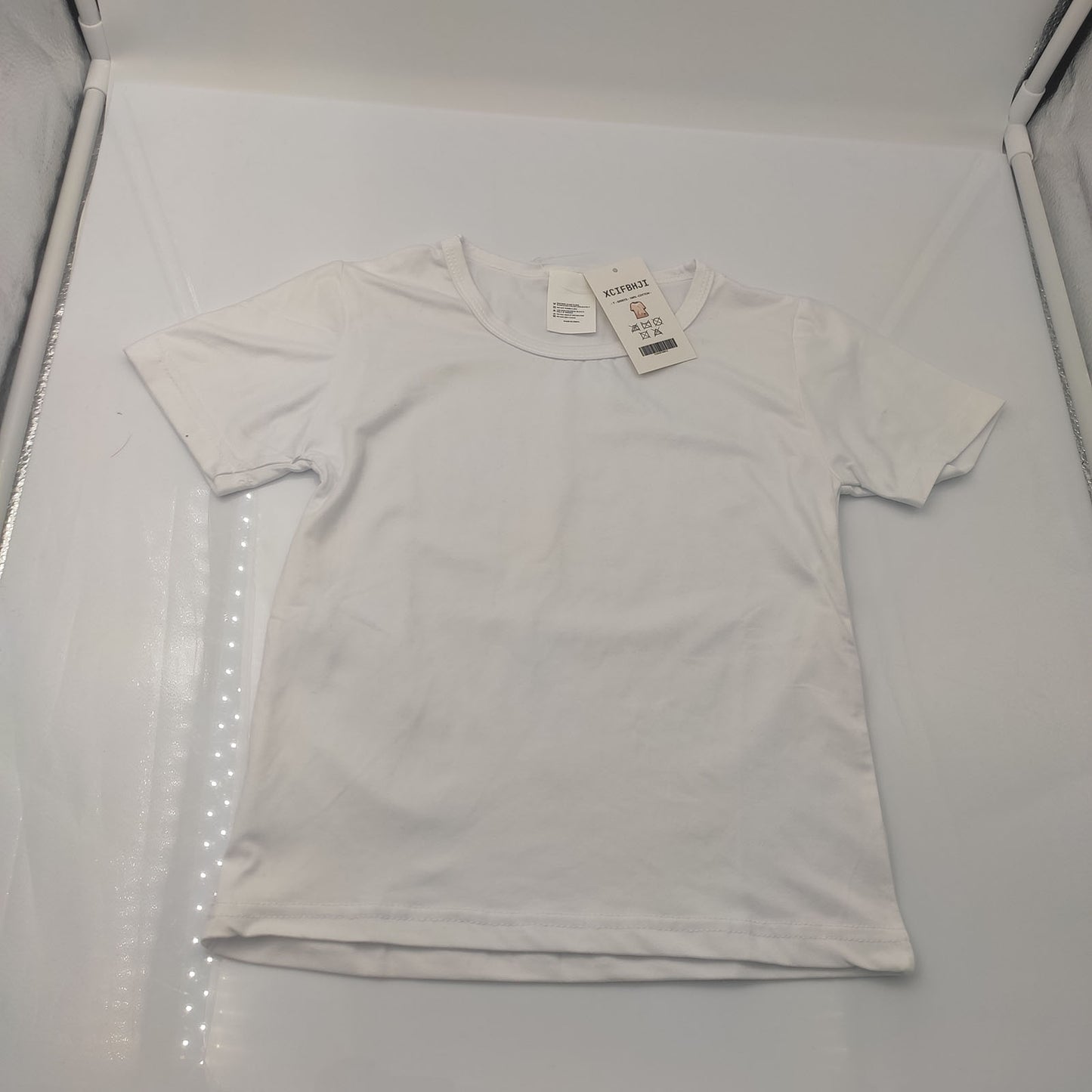 XCIFBHJI Premium Cotton T-shirt in White