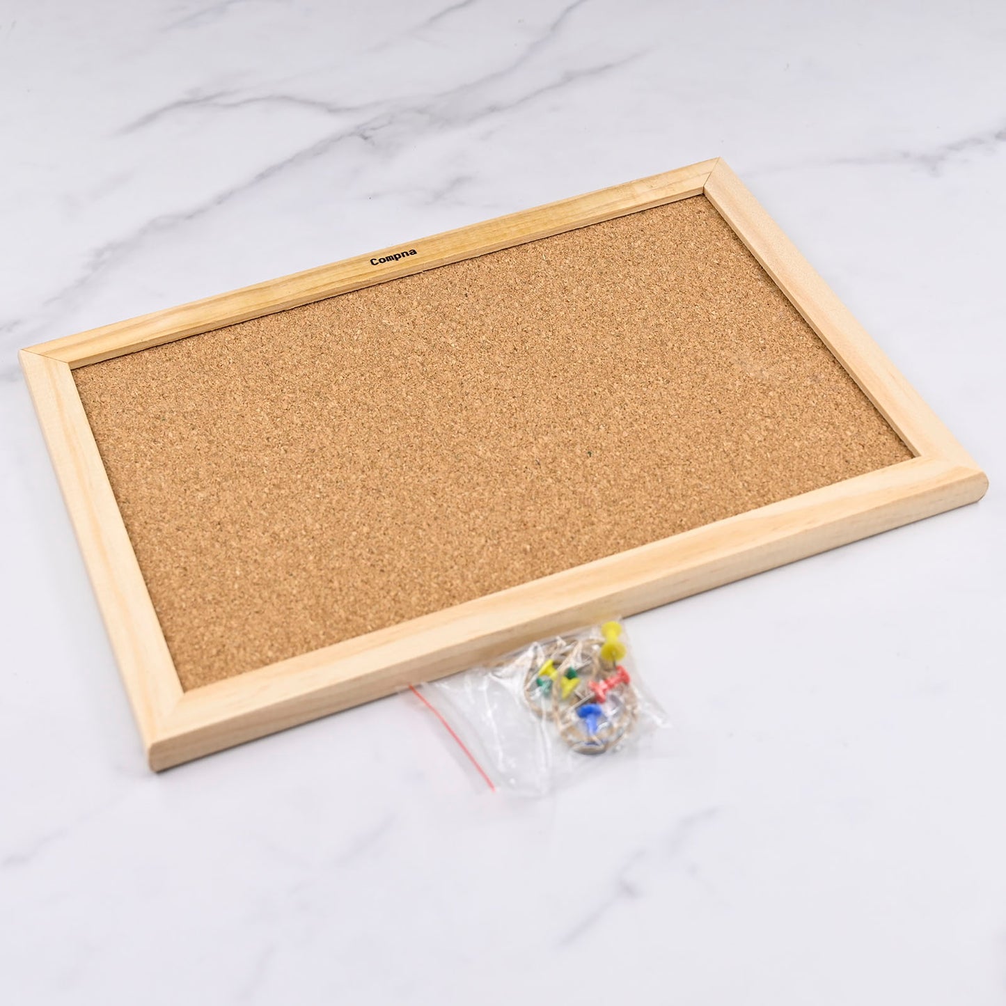 Compna Mini Display Boards Rectangle Board Display Bulletin Board for Home