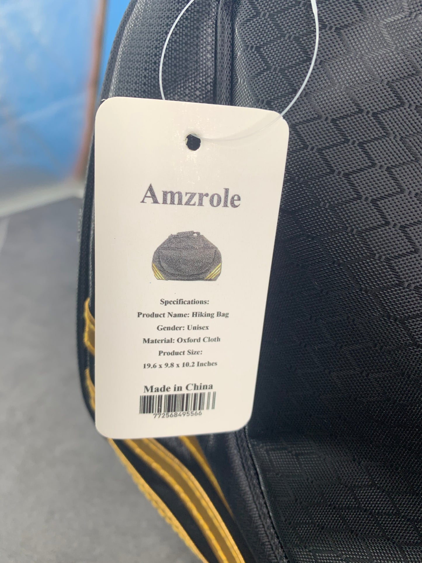 Amzrole Waterproof Sports Bags for Men Women for Swim Sports Gym Bag In Black