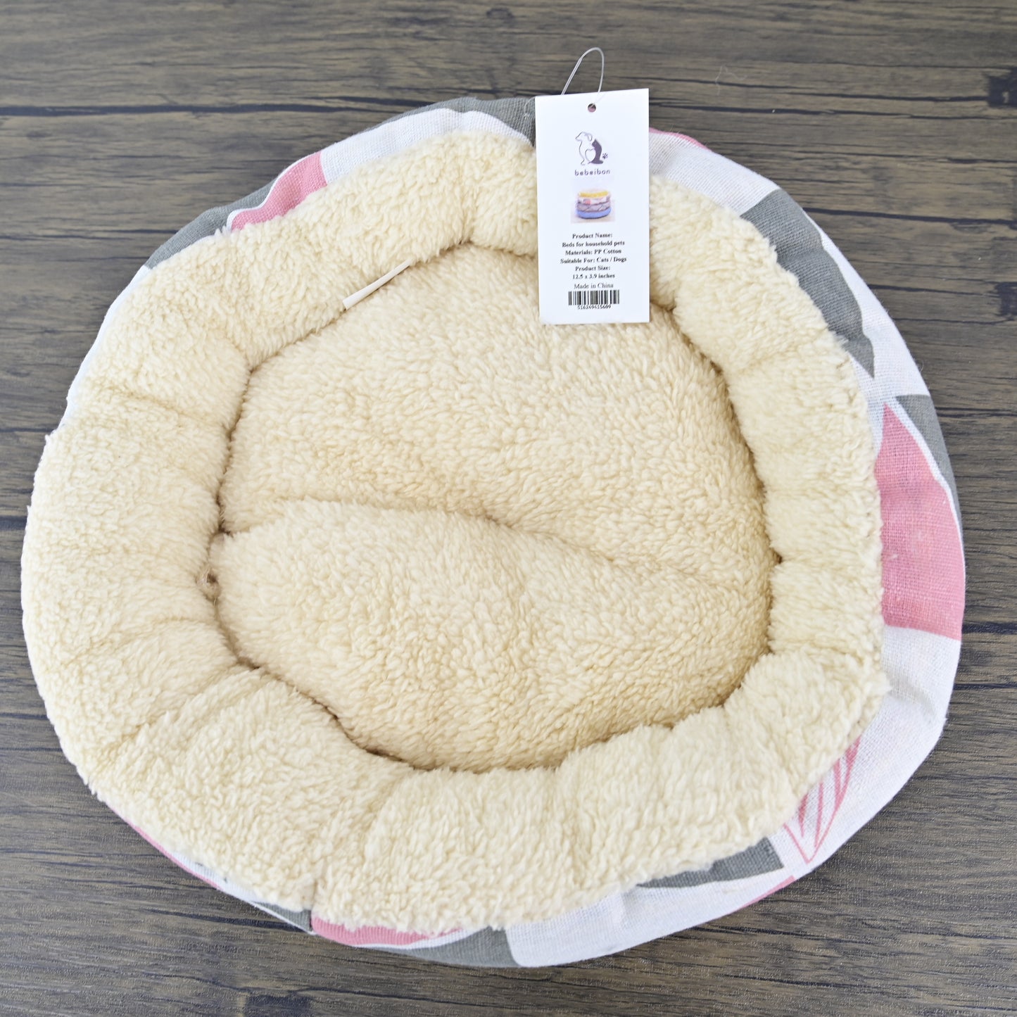 bebeibon Round Pet Cushions Pet Beds For Household Pets Dogs Cats