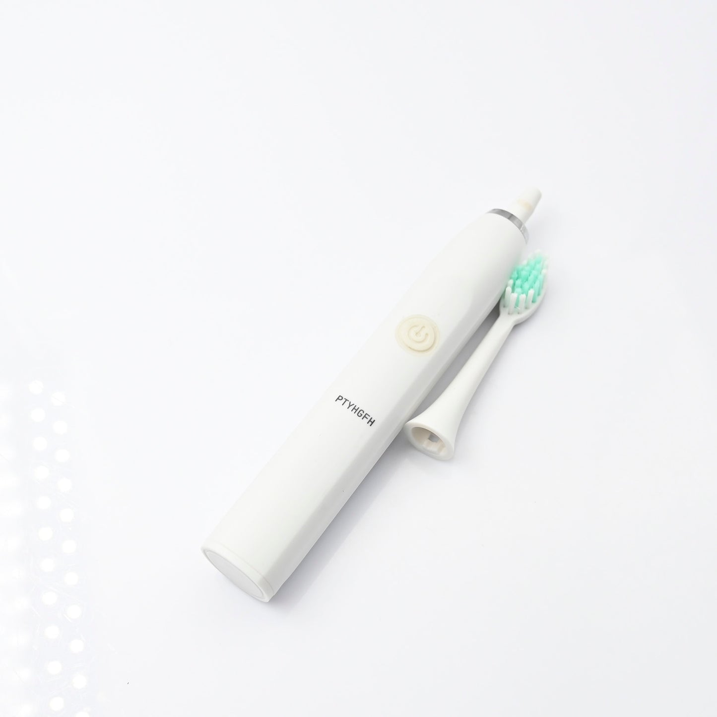 PTYHGFH Electric Toothbrush in White with Smart Vibrating Notification Timer