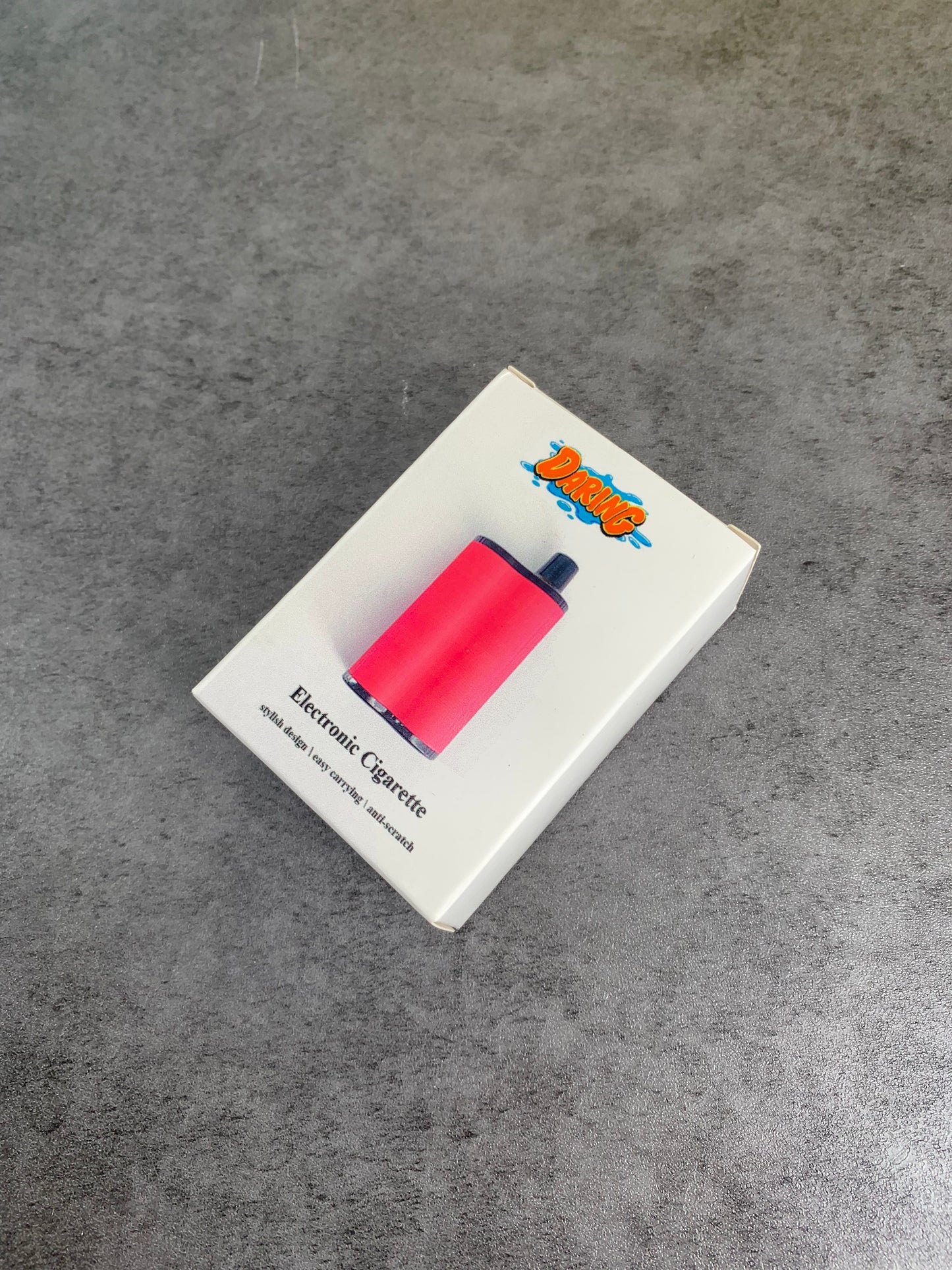 DARING Light Nicotine Strawberry Flavor Electronic Cigarettes in Red