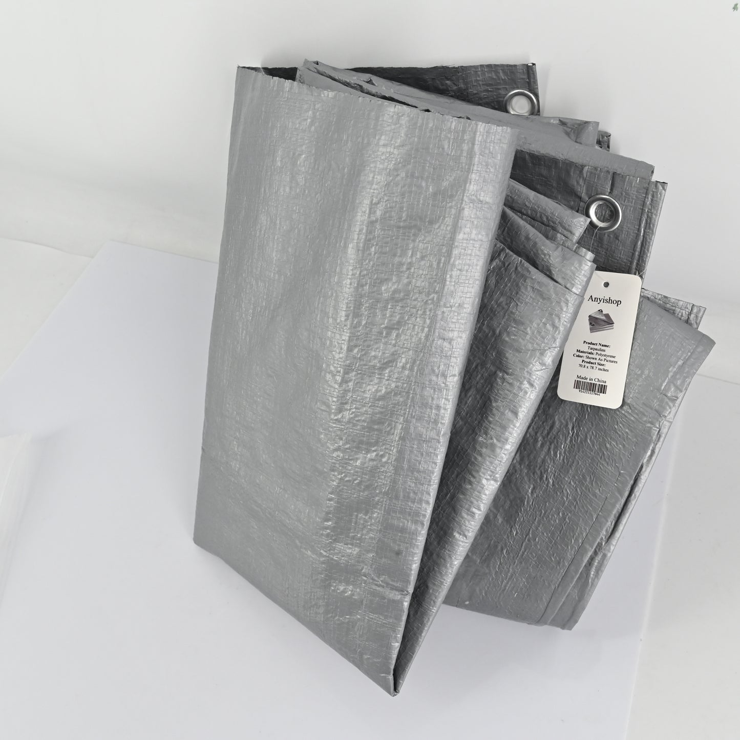 Anyishop Tarpaulins Heavy Duty Poly Tarp Cover