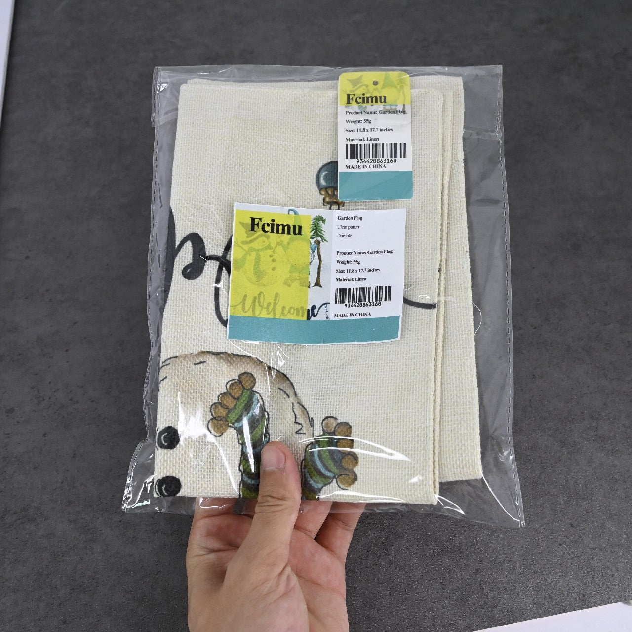 Fcimu Garden Flag for Christmas Outdoor Ornaments Decoration