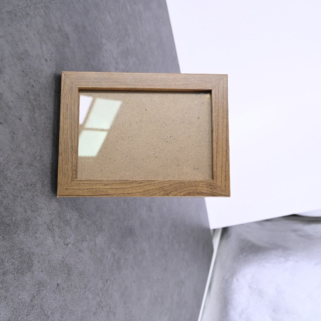 HESHANGWL 5 Inches MDF Photo Frame Picture Frame  In Wood Color for Room Ornament