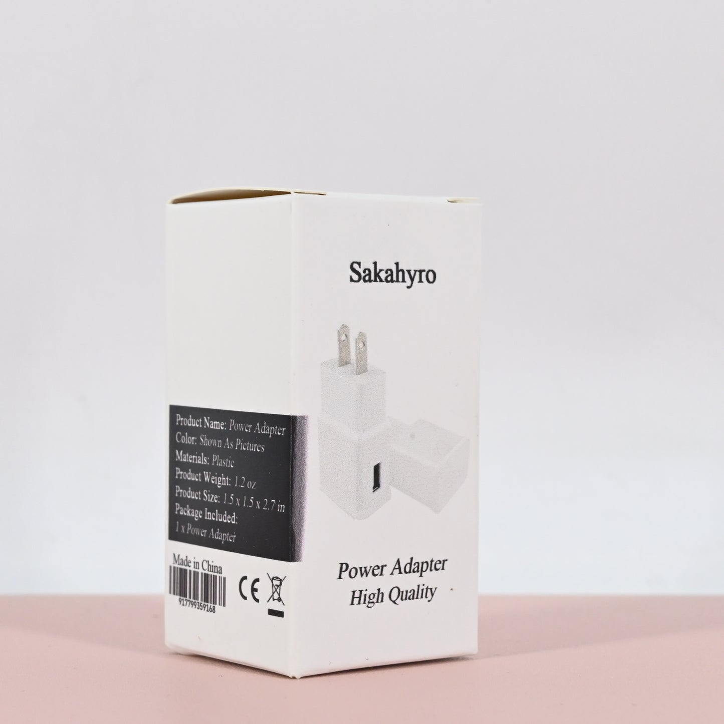 Sakahyro Chargers for Smartphones USB Wall Charger Power Adapter Charger in White