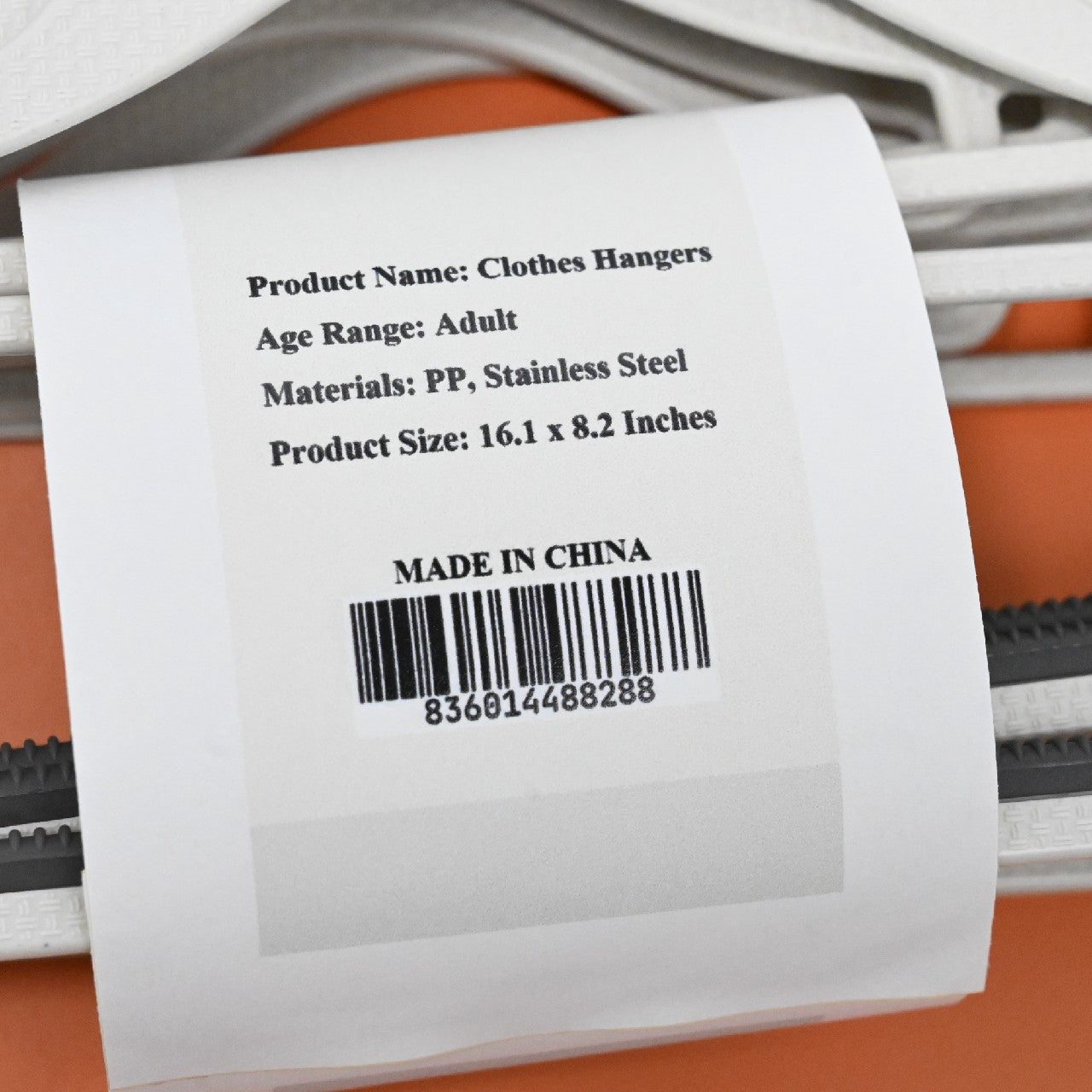 GERDIOEB Clothes Hanger Magic Hanger Seamless Non-Slip Adult Plastic Hanger